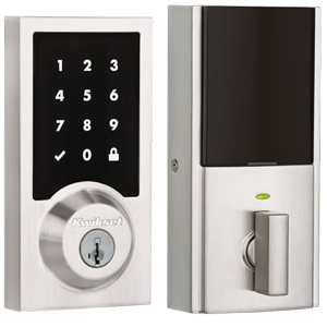 Premis Apple Compatible Lock - Contemporary Style - Satin Nickel Finish