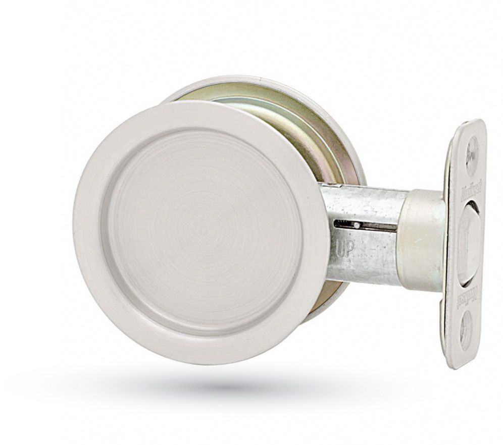 Schlage Satin Nickel Delfayo Keyed Entry Doorknob