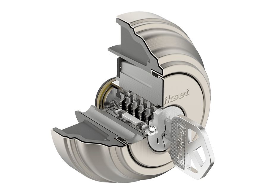 Kwikset 026 SMT STD Smartkey Rekeyable Laminated Steel Padlock 1-1