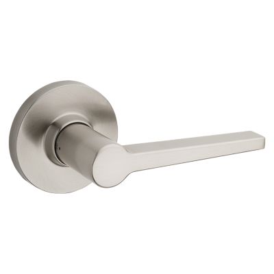 Satin Nickel Daylon Lever (Round) - Hall/Closet - Safe Lock | Kwikset