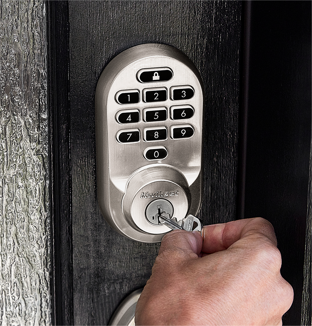 Satin Nickel Halo Touchscreen WiFi Enabled Smart Lock Kwikset
