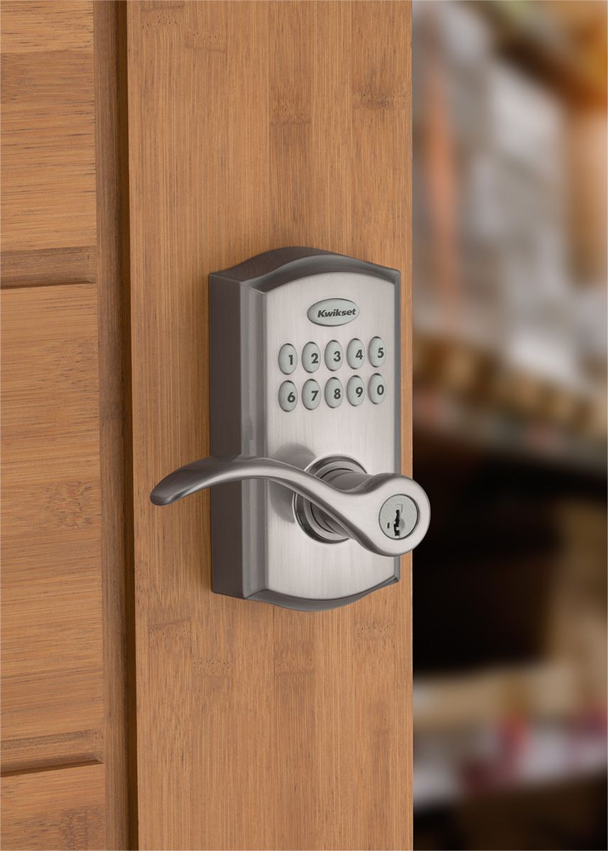 Residential keypad shop door lock